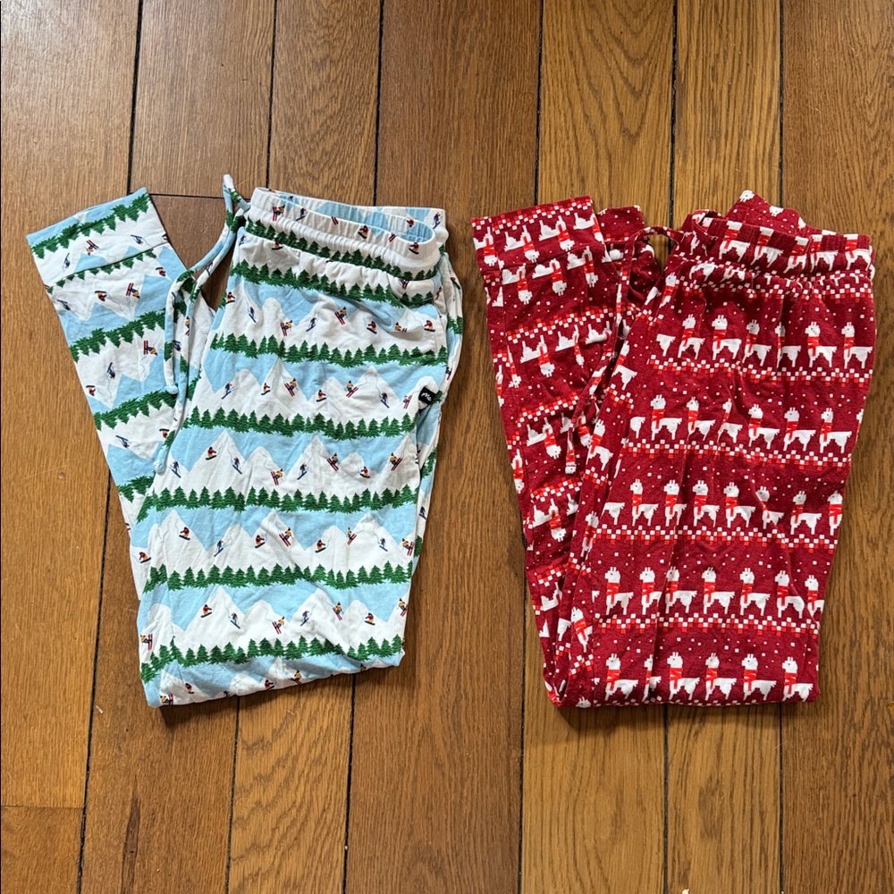 MeUndiesβ Pajama Pants Bundle Christmas Holiday Print Soft Lounge Women Small
